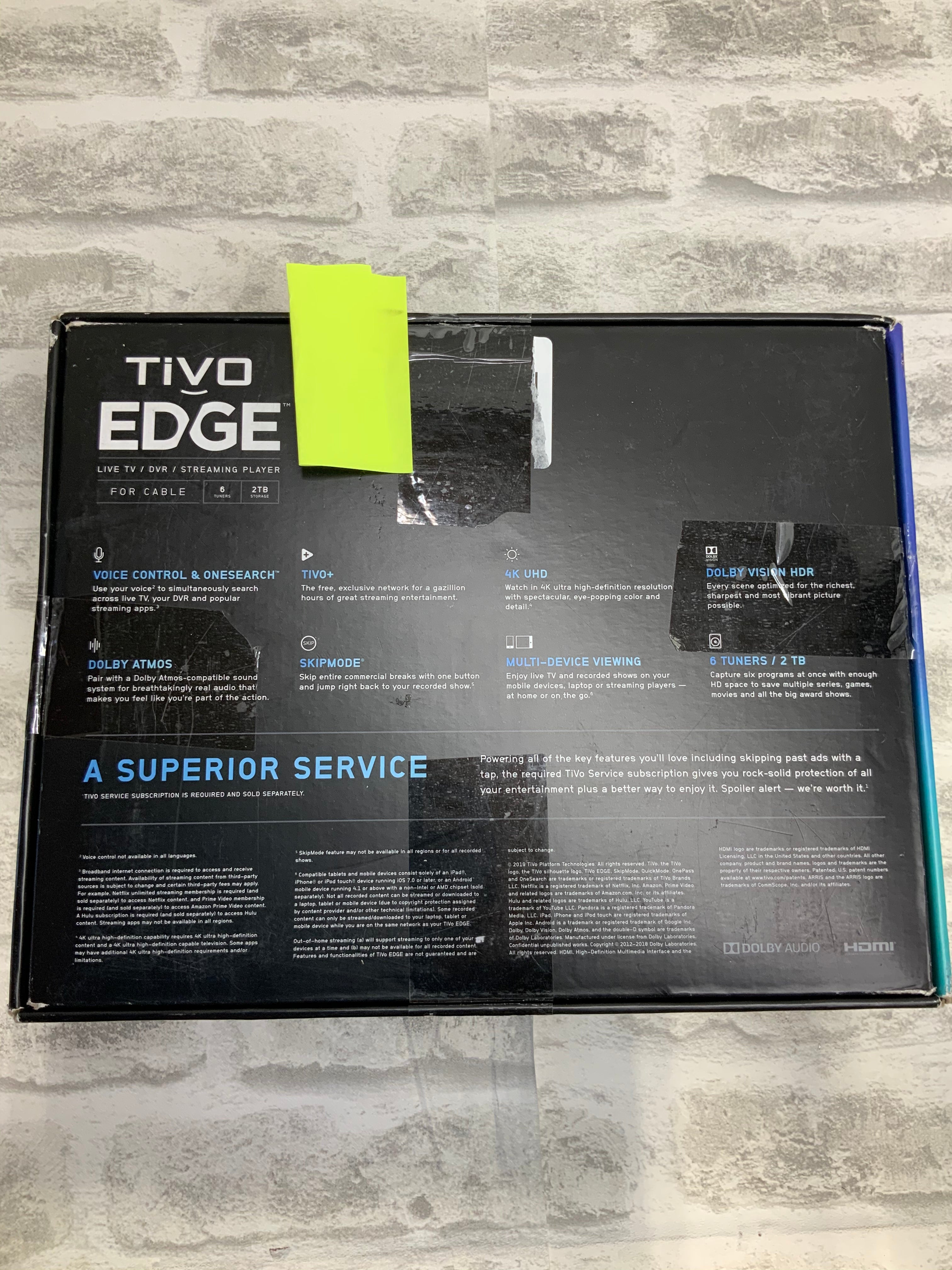 TiVo Edge for Cable | Cable TV, DVR and Streaming 4K UHD Media Player (7524015505646)